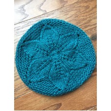 Mujers Teal Green/blue Knit Beret Hat  eb-37536867